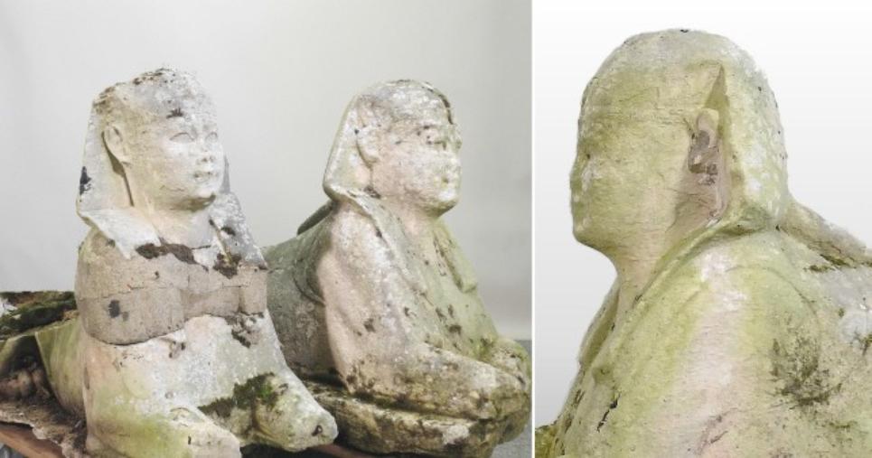 Семья британцев украшала сад статуями из Древнего Египта, не подозревая об этом